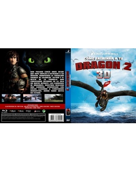 Mi Caratula para:" Como entrenar a tu dragon 2 3D " V2