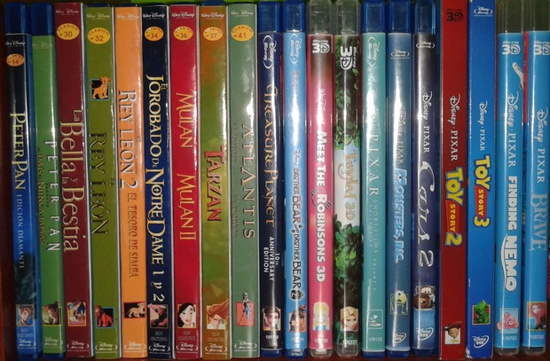 Mi Pequeña coleccion de Blurays Disney
