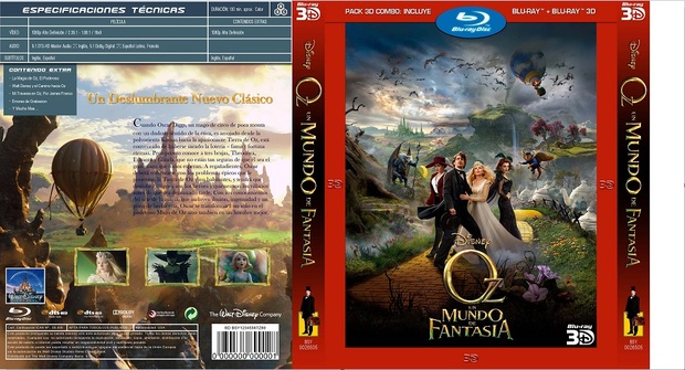 Slipcover Oz un mundo de fantasia 3D
