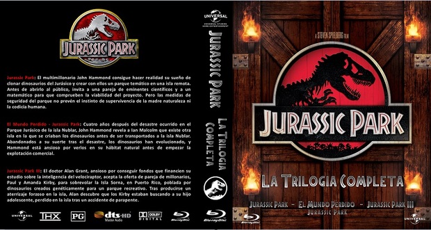 Jurassic Park Trilogia - Cover