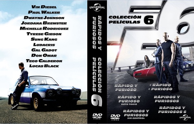 Rapido y Furioso Saga - Dvd Cover
