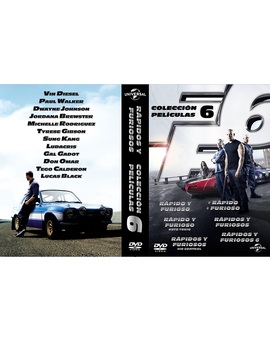 Rapido y Furioso Saga - Dvd Cover