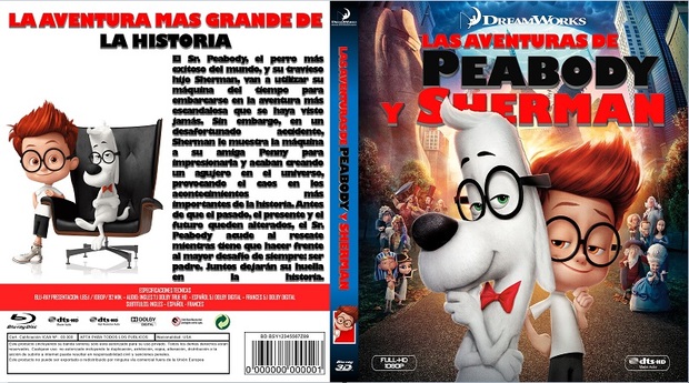 Mi caratula para Las Aventuras de Peabody y Sherman