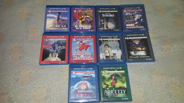 mi coleccion 3: anime studio ghibli