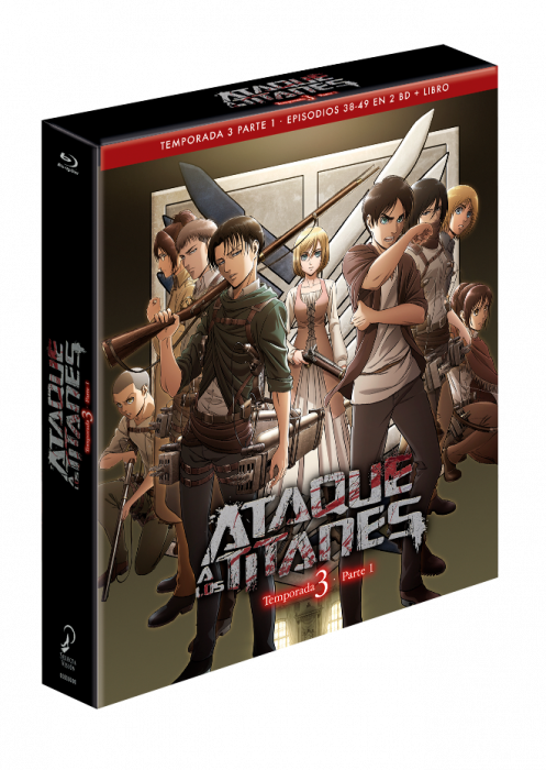 Ataque a los titanes temporada 3 parte 1 ya en reserva para 17 de julio