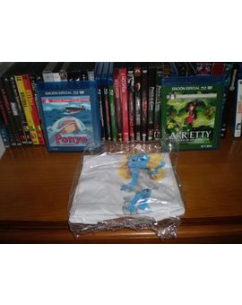 completando coleccion Ghibli (2x1 fnac.es + regalo camiseta pitufina)