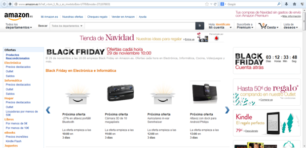 confirmado!!!!!! Black fridat en amazon.es