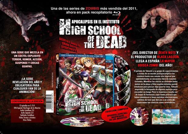 Selecta lanza el pack highschool of the dead para el 3 de enero