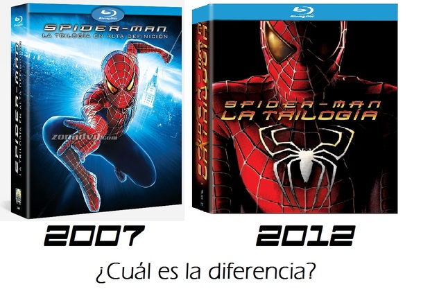 Trilogías Spider-Man ¿Cúal es la diferencia? D: