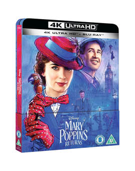 Steelbook 4K Mary Poppins a 15,49 euros en zavvi y 12% extra