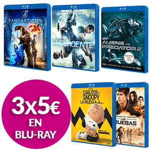 Nueva promo en GAME: 3 Blu-ray x 5 euros.