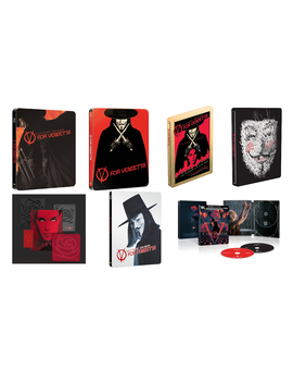 Steelbooks "V For Vendetta" editados hasta la fecha