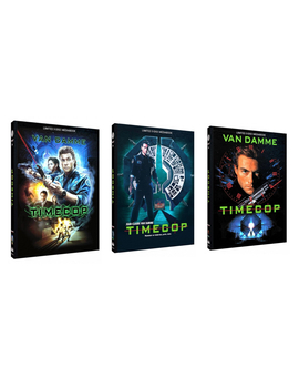 3 ediciones Mediabook de "Timecop" (1994).
