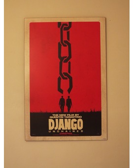 Poster Django Unchained enmarcado