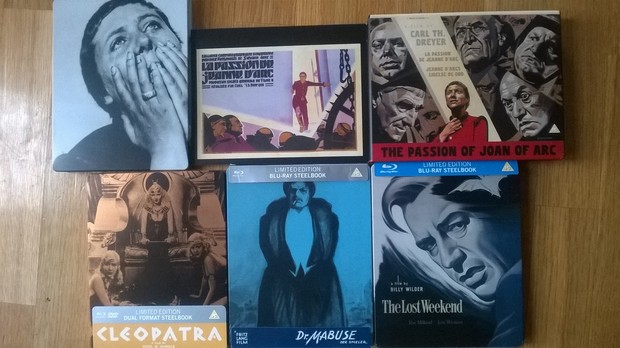 Harto de esperar por ediciones españolas de estas películas clásicas, me he pillado estos steelbooks ingleses
