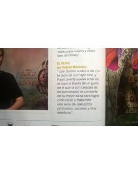 Por cuarta vez publican en la revista Fotogramas un extracto de una de mis críticas. 