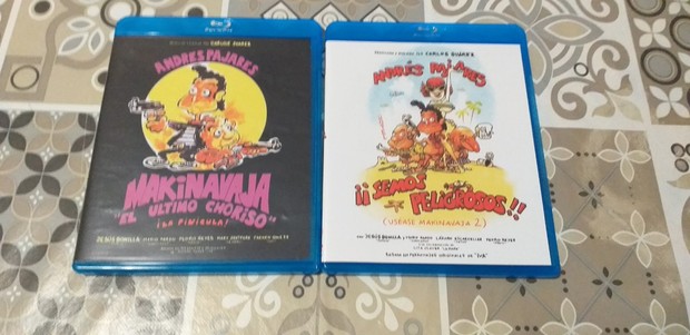 Por fin me llegaron ya en Blu-Ray!