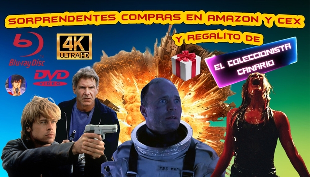 MIs nuevas compras  en Cex & Amazon Blu-ray  y 4k UHD y un regalito
