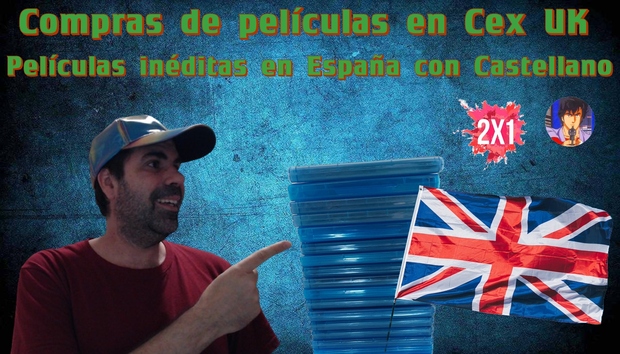 Mis compras de Películas en Cex UK con algunas inéditas en España con castellano