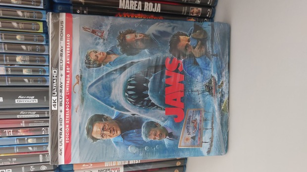 Por fin me llegó el Steelbook de Tiburón 