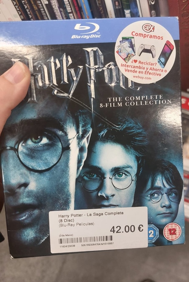 Harry Potter pack Bluray Uk  con castellano?