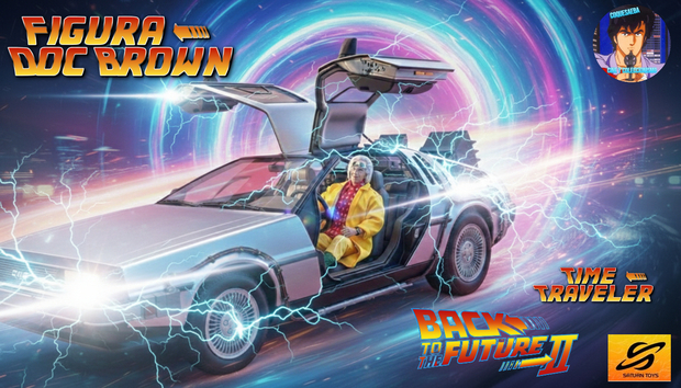 Figuras de Cine Doc Brown Regreso al Futuro 2 Saturn Toys