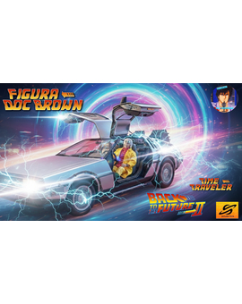 Figuras de Cine Doc Brown Regreso al Futuro 2 Saturn Toys