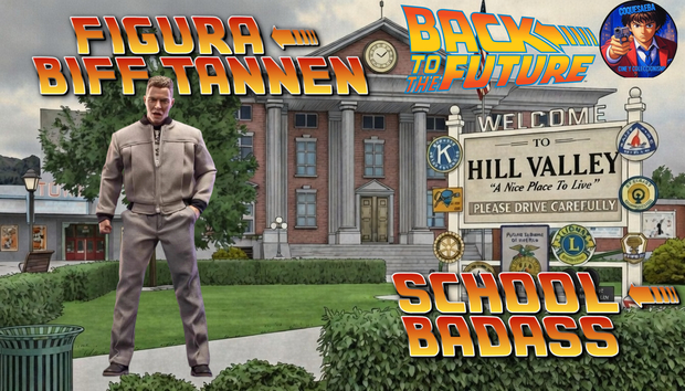 Figuras de Cine Biff Tannen  Regreso al Futuro 1& 2  Mars Toys