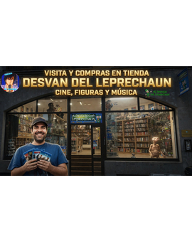 Visita y compras de Películas en la tienda el desván del Leprechun