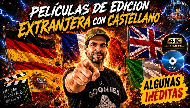 Películas en edición extranjera con castellano y algunas inéditas en España