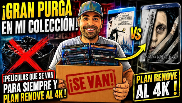 Gran Purga en Mi colección unas se van para siempre otras dan el salto al 4k o Steelbook