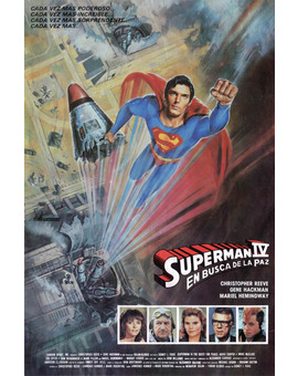 Posters de Superman IV En Busca De La Paz.