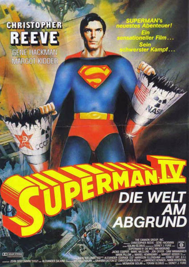 Posters de Superman IV En Busca De La Paz.