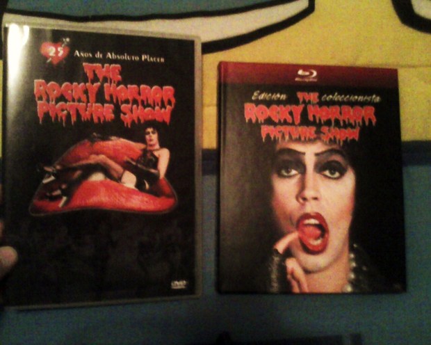 Mis 2 ediciones de Rocky Horror Picture Show.
