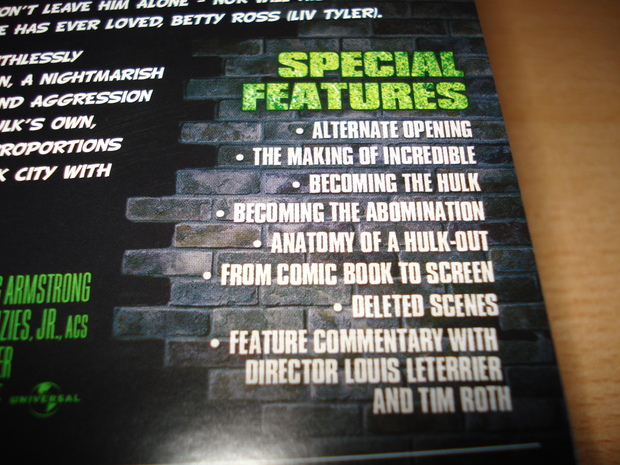 THE INCREDIBLE HULK (STEELBOOK UK)
