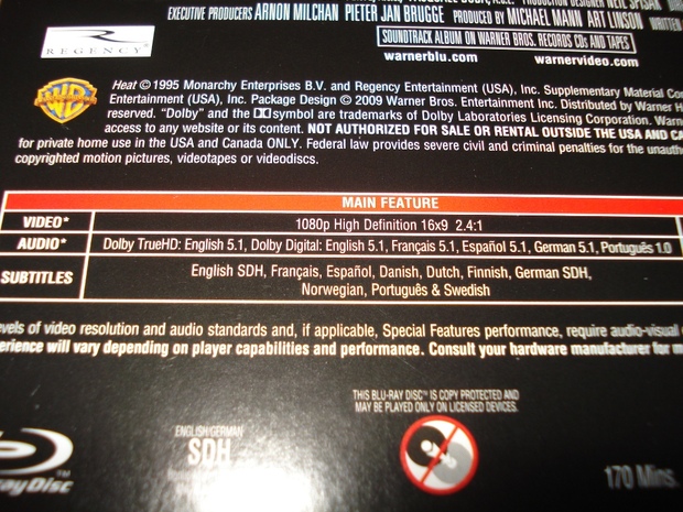 HEAT (STEELBOOK CANADA)