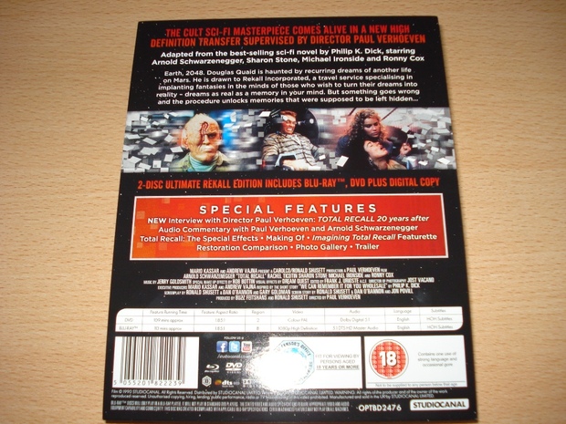 TOTAL RECALL (STEELBOOK UK)
