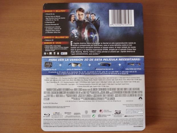 CAPITAN AMERICA (STEELBOOK)