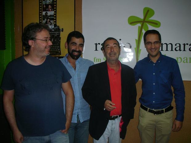 Con José Luis Garci en la emisora