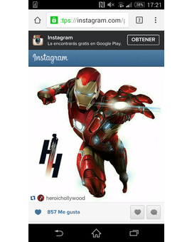 Otro vistazo a la armadura de Iron Man en Civil War 