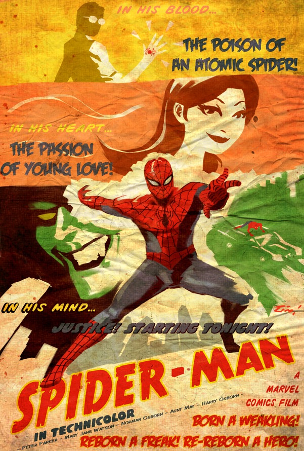 Spider-Man: poster retro