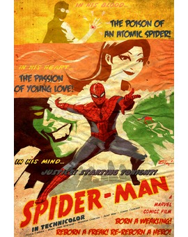 Spider-Man: poster retro