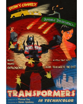 Transformers : Poster retro