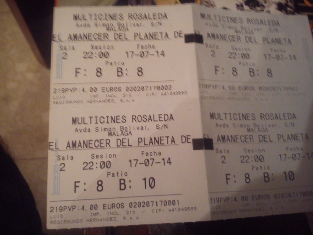 Hoy toca pre-estreno del planeta de los simios! 