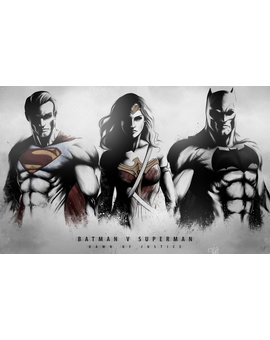 Fan Poster ; Batman V Superman : Dawn Of The Justice 4/4