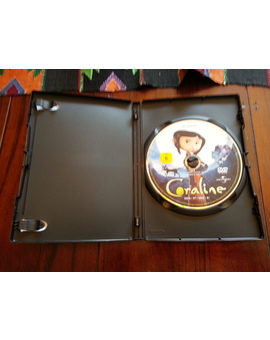 Los Mundos De Coraline - Edición Horizontal [DVD] Interior Disco DVD
