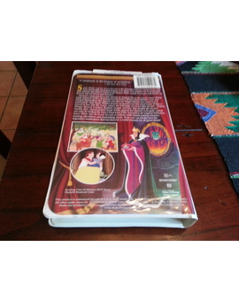 Blancanieves Y Los Siete Enanitos VHS Edición USA Contraportada