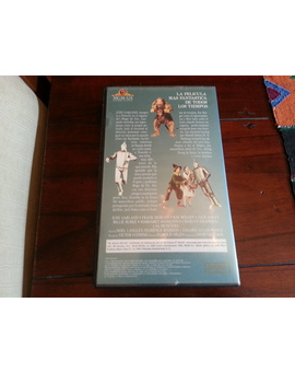 Judy Garland El Mago De Oz 50 Aniversario VHS Contraportada
