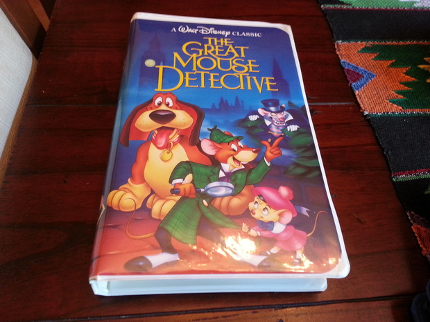 Basil El Ratón Superdetective VHS Edición USA Portada O Carátula