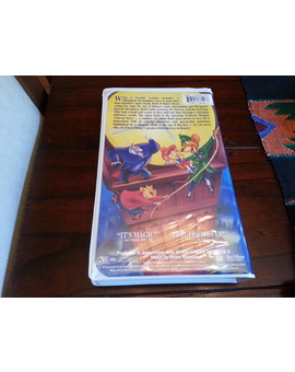Basil El Ratón Superdetective VHS Edición USA Contraportada